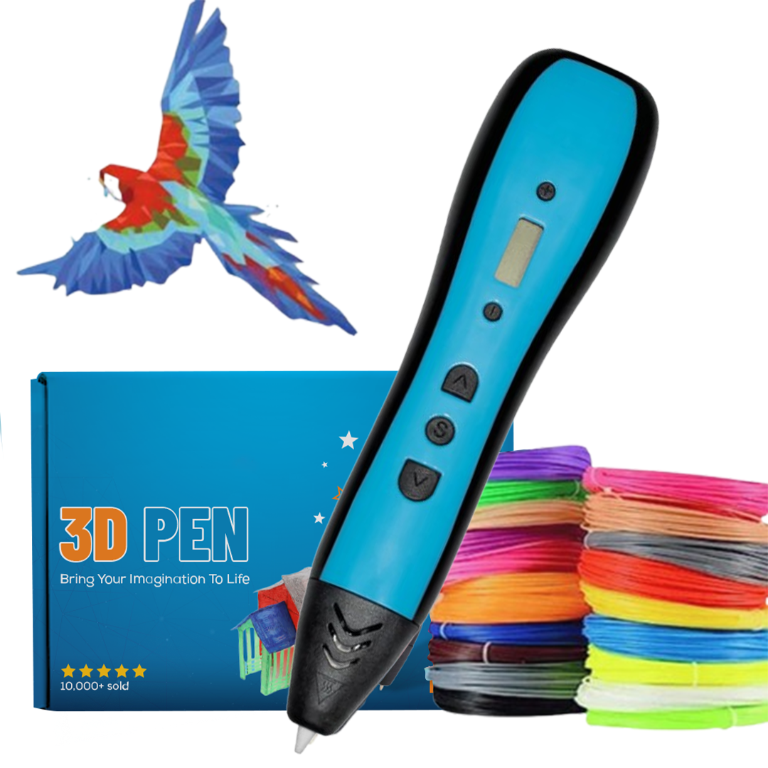 Cool 3d Printed Pen RP700C Blue Color 3D Pen – Picobricks